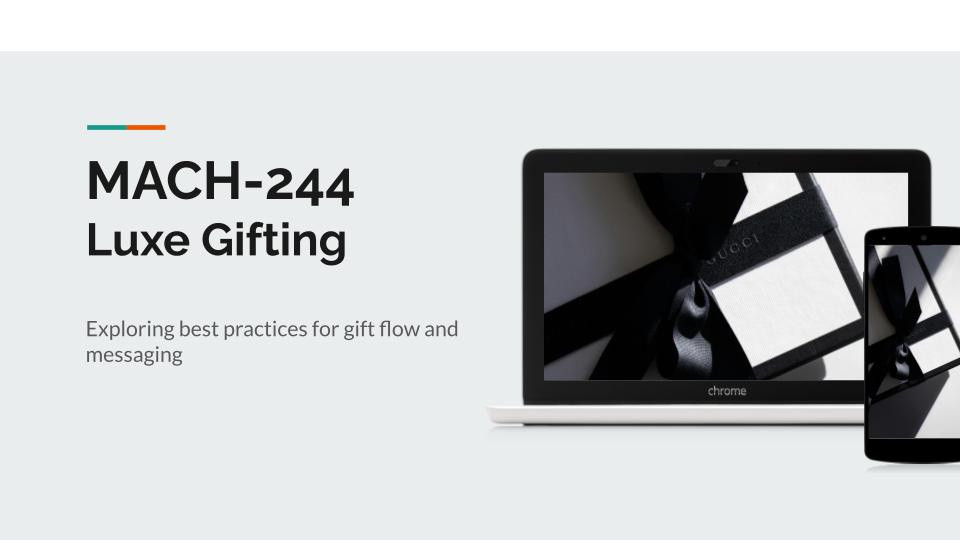 Luxury Gifting Experience