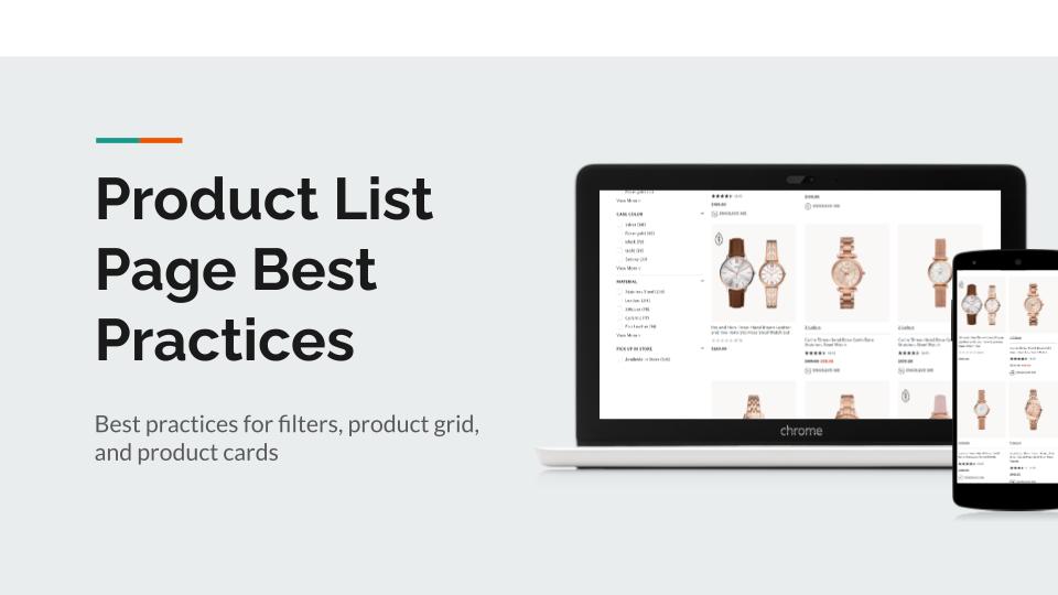 Product List Page Best Practices